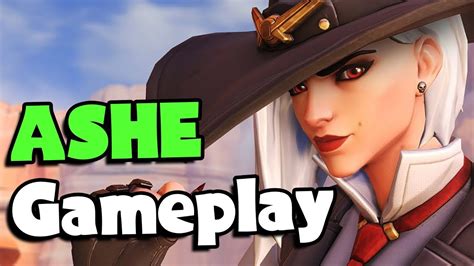 Ashe Gameplay Montage Overwatch New Hero Youtube