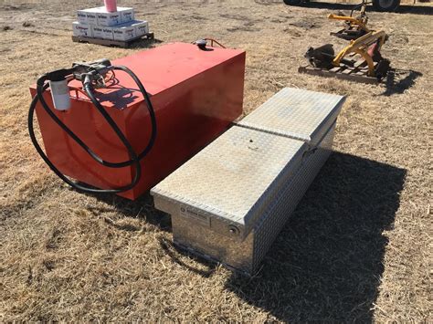 Adrian Steel Fuel Tank And Aluminum Toolbox Bigiron Auctions