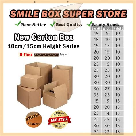 Kotak Carton Box Packaging Box Packing Box Paper Boxes Shopee Malaysia