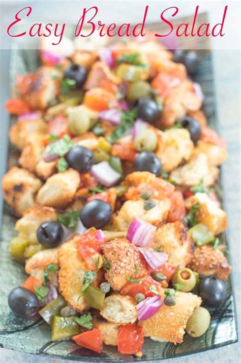 Simple Bread Salad Made Greek Style Healing Tomato Recipes