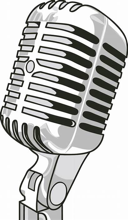 Microphone Radio Background Clip Clipart Poster Notes