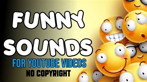 Comedy Sound Effects Funny Sounds No Copyright Sound Effects Youtube