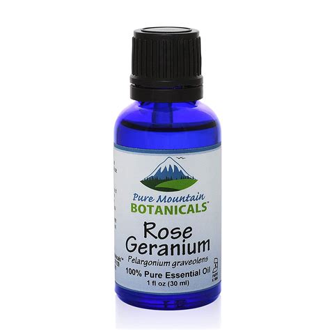 Rose Geranium Pelargonium Graveolens Essential Oil Pure