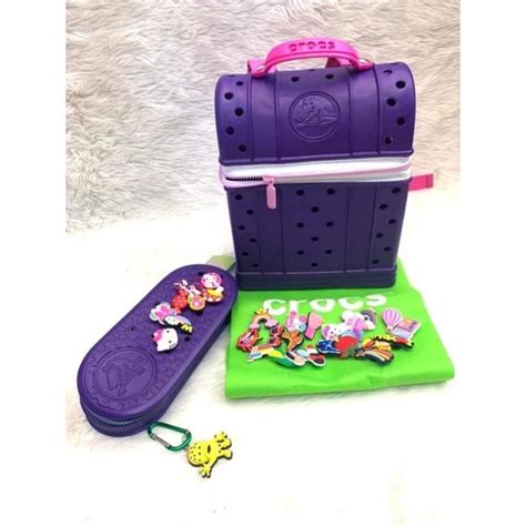 Crocs Set Backpack 11inch Pancilcas Shopee Philippines