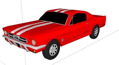 Ford Mustang 3d Dwg Model For Autocad • Designs Cad