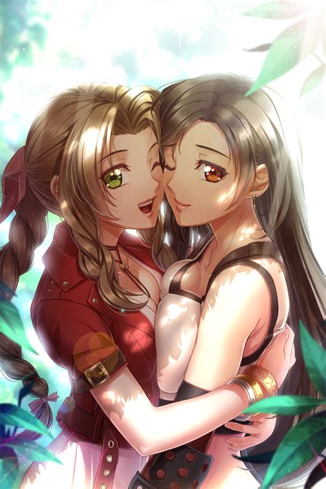 Tifa And Aerith Final Fantasy VII R Wholesomeyuri