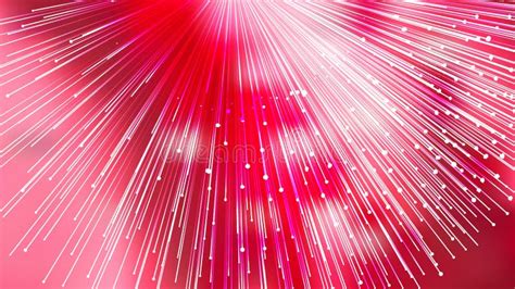 Abstract Shiny Pink And White Burst Lines Background Illustration Stock