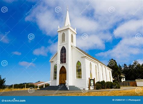 Little White Church Stock Image Image Of Vacation Religious 25884141