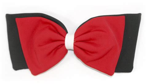 Black And Red Hair Bow