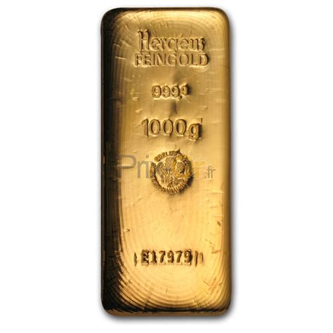 1 kilogramme lingot d'or | prix d'un lingot d'or | comparer le prix