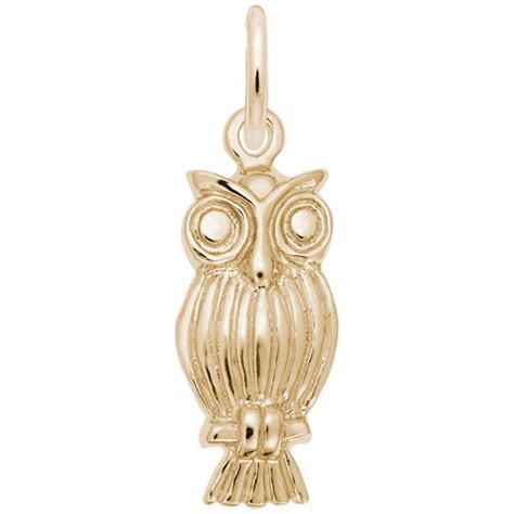 Headphones/speakers required!we have been hearing a family of four owls make this screaming sound for several hours starting around 8pm every night for the l. 14K Gold Screech Owl Charm by Rembrandt Charms