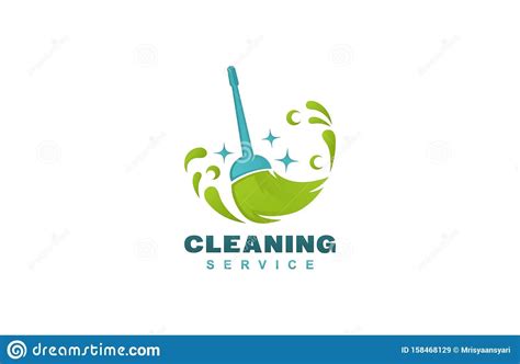 Cleaning Service Logo Stock Vector Illustration Of Hygiene 158468129