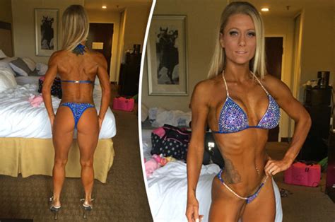 Bodybuilding Woman With Perfect Bikini Body Battles Bulimia And Body