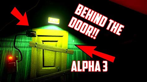 Opening The Door Hello Neighbor Alpha 3 Behind The Door Youtube
