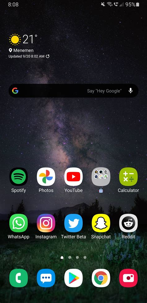 My Android 10 Home Screen Rplayboicarti