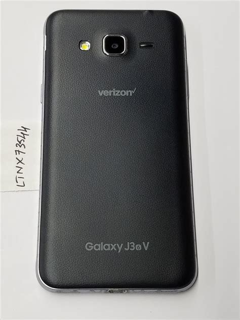 Samsung Galaxy J3 V Verizon Black 16gb Sm J320v Ltnx73544 Swappa