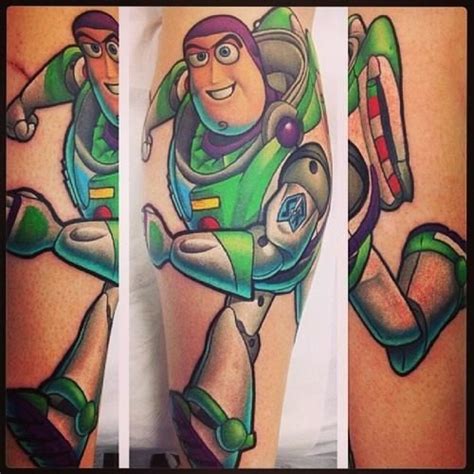 Along with sheriff woody, he is one of the two lead characters in all four toy story movies. Buzz Lightyear tattoo. | Toy story tattoo, Disney tattoos ...