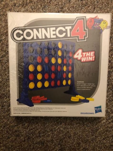 Connect 4 Strategy Board Game For Ages 6 And Up Amazon Exclusive Ebay