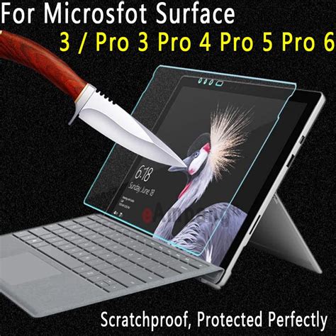 Premium 03mm 9h Hd Tempered Glass For Microsoft Surface 3 Pro 3 Pro 4