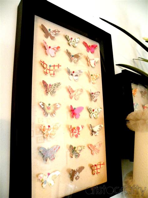 Aristocrafty: Butterfly Shadow Box