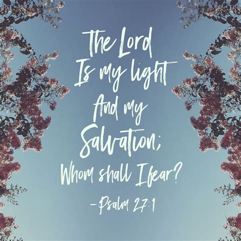 The Lord Is My Light And My Salvation Whom Shall I Fear Psalm Sunday Social