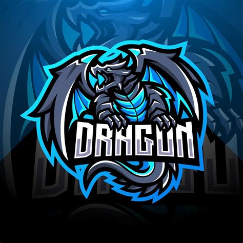 Dragon Esport Mascot Logo Design Vector Art At Vecteezy