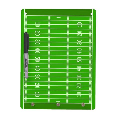 Football Field Dry Erase Board