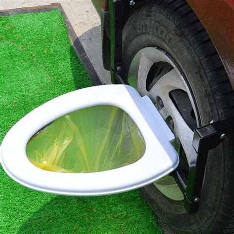 Wholesale Outdoor Portable Moving Toilet For Car Wheel Step Travel