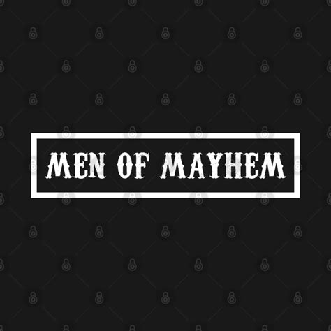 Men Of Mayhem Sons Of Anarchy T Shirt Teepublic