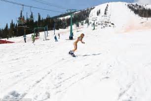 Bikini Clad Skiers Set Russian Record In Sheregesh Daily