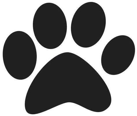 Dog Paw Silhouette At Getdrawings Free Download