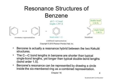 Solution Resonance Structures Of Benzene Different Between