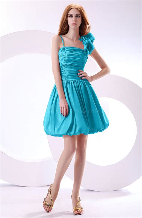 Buy cheap wedding dresses online, which enjoy popularity for all kinds of women with good quality. Teal Cute A-line Spaghetti Sleeveless Taffeta Short ...