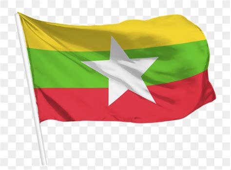 Myanmar Flag Png Waving National Free PNG Rawpixel PNG Free