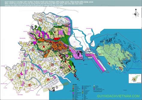 Việc làm hoạch định/dự án. BẢN ĐỒ QUY HOẠCH THÀNH PHỐ HẢI PHÒNG ĐẾN NĂM 2035