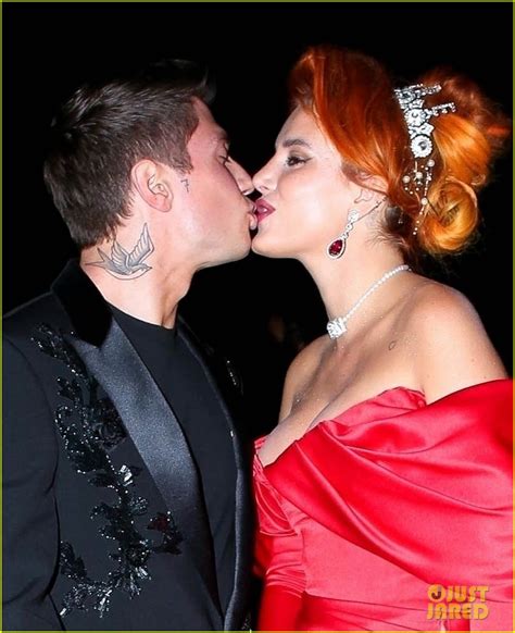 Bella Thorne Looks Red Hot At Engagement Party With Fiance Benjamin