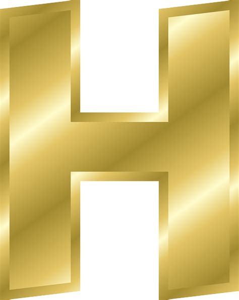 Letter H Capital Free Vector Graphic On Pixabay