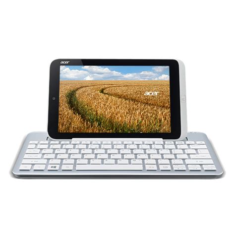The keyboard is a 40 euro accessory. ICONIA W3-810 | Tablets - Tech Specs & Reviews - Acer