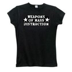 Short Sleeve Weapons Of Mass Distraction T Shirt Teesnthings Com