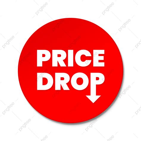 Price Drop White Transparent Price Drop Free Png Price Drop Price