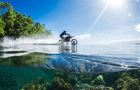 Motorcross Athlete Robbie Maddison Rides Waves With His Dirt Bike