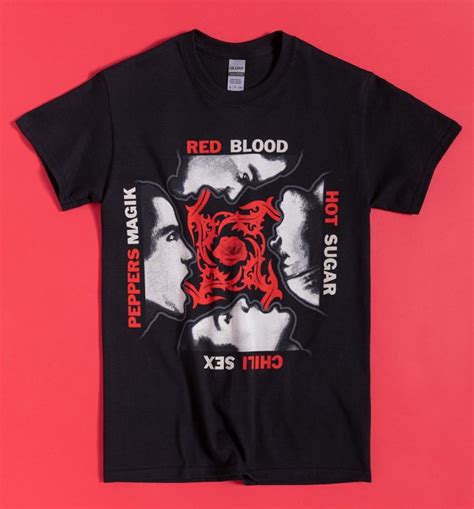 Red Hot Chili Peppers Blood Sugar Sex Magik Black T Shirt