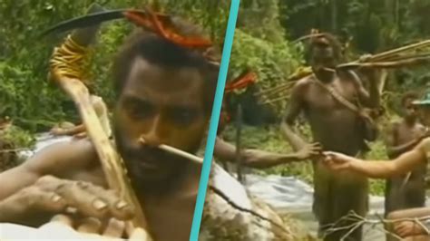 Filmmaker Shares Moment Uncontacted Tribe See White People For The First Time And Look Like They