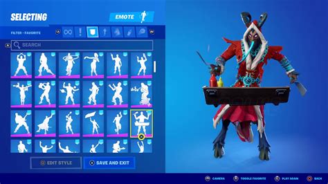 Krampus Skin Showcase With All Fortnite Dances And Emotes Youtube