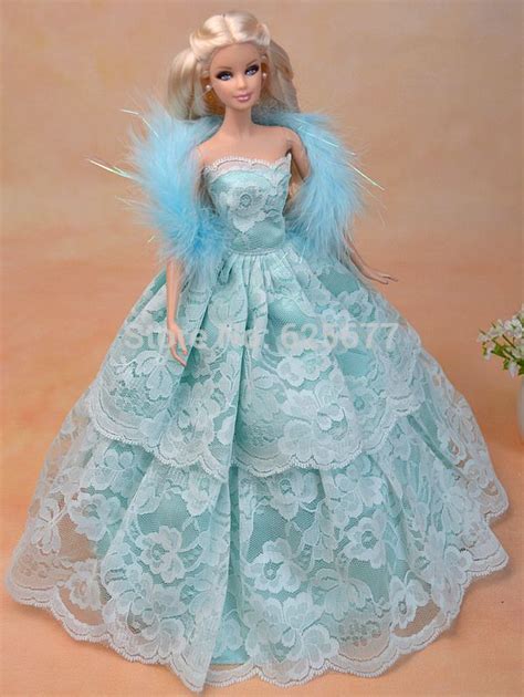 Barbie Beautiful Blue Lace Dress Barbie Dress Fashion Barbie Wedding