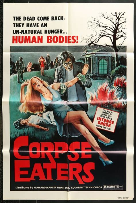 Corpse Eaters 1974 Original Movie Poster Canadian Horror