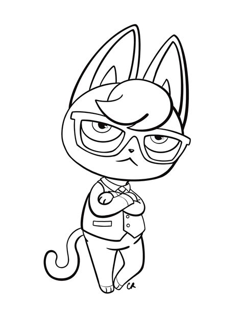 Https://wstravely.com/coloring Page/animal Crossing Villager Coloring Pages