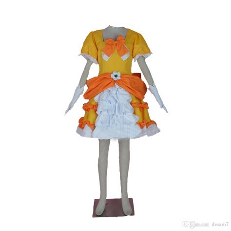 Super Mario Princess Daisy Cosplay Costume Dress For Adult