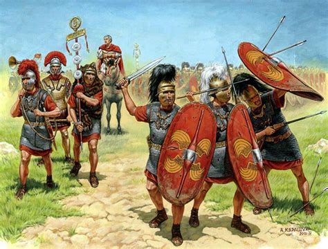 Legionaries Of The Julius Caesar Era Mid 1st Century Bce Roman