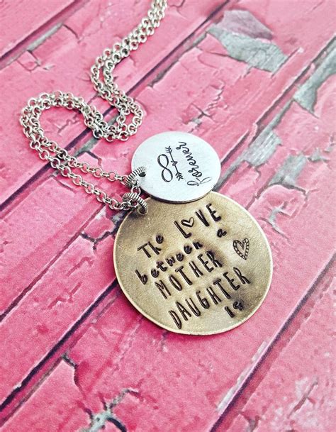 mother daughter necklace mom and daughter jewelry mother t daughter t mother necklace